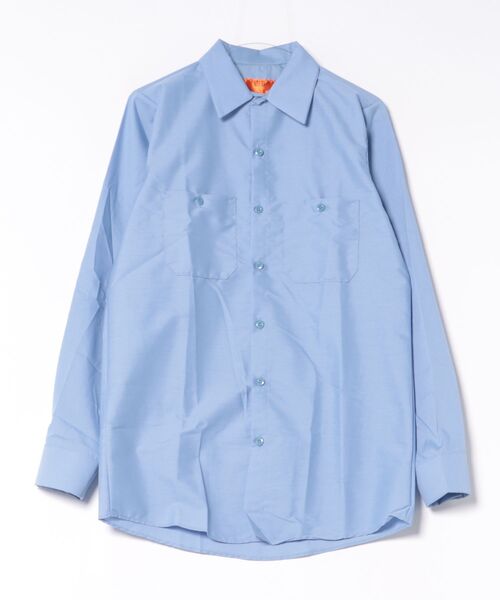 VIBGYOR（ヴィブジョー）の「RED KAP(レッドキャップ) 長袖ワークシャツ 4.25oz ポプリン（シャツ/ブラウス・メンズ・グリーン系その他/ブラウン系その他/カーキ/ライトブルー/チャコールグレー/ブルー系その他/ネイビー/ライトグレー/ホワイト/ブラック・X-LARGE/LARGE/MEDIUM/SMALL）」の8枚目の写真