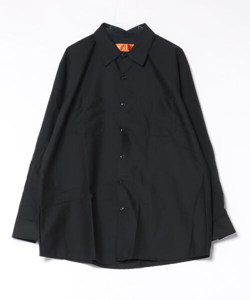 VIBGYOR（ヴィブジョー）の「RED KAP(レッドキャップ) 長袖ワークシャツ 4.25oz ポプリン（シャツ/ブラウス・メンズ・グリーン系その他/ブラウン系その他/カーキ/ライトブルー/チャコールグレー/ブルー系その他/ネイビー/ライトグレー/ホワイト/ブラック・X-LARGE/LARGE/MEDIUM/SMALL）」の2枚目の写真
