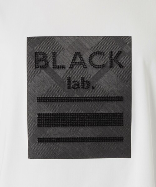 BLACK LABEL CRESTBRIDGE（ブラックレーベル・クレストブリッジ）の「【BLACK lab.】テクスチャーミックスグラフィックTシャツ（Tシャツ/カットソー・メンズ・オフホワイト/ブラック・M/L/XL）」の6枚目の写真