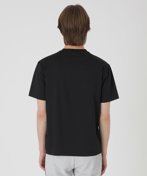 BLACK LABEL CRESTBRIDGE（ブラックレーベル・クレストブリッジ）の「【BLACK lab.】テクスチャーミックスグラフィックTシャツ（Tシャツ/カットソー・メンズ・オフホワイト/ブラック・M/L/XL）」の10枚目の写真