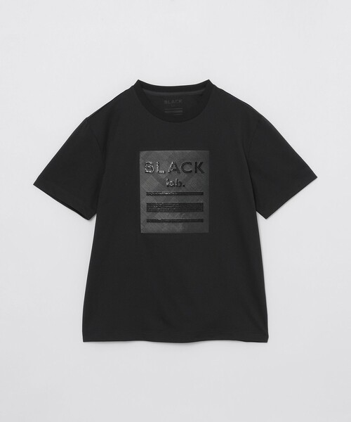 BLACK LABEL CRESTBRIDGE（ブラックレーベル・クレストブリッジ）の「【BLACK lab.】テクスチャーミックスグラフィックTシャツ（Tシャツ/カットソー・メンズ・オフホワイト/ブラック・M/L/XL）」の12枚目の写真