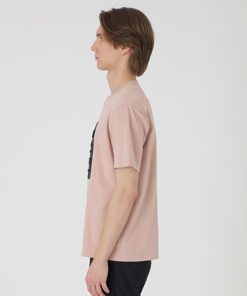 BLACK LABEL CRESTBRIDGE（ブラックレーベル・クレストブリッジ）の「【BLACK lab.】テクスチャーミックスグラフィックTシャツ（Tシャツ/カットソー・メンズ・オフホワイト/ブラック・M/L/XL）」の14枚目の写真