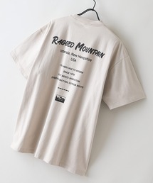 【RAGGED MOUNTAIN/ラギットマウンテン】【背中で見せるバックプリント】ALITON/アリトン ビッグT バックプリントTシャツ ルーズシルエット ストリート アウトドア 綿100%