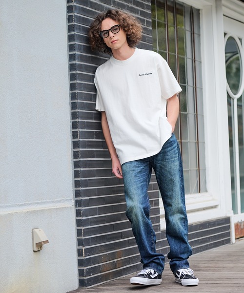 ragged mountain(ラギットマウンテン)の「【RAGGED MOUNTAIN/ラギットマウンテン】【背中で見せるバックプリント】ALITON/アリトン ビッグT バックプリントTシャツ ルーズシルエット ストリート アウトドア 綿100%(Tシャツ/カットソー・メンズ・ホワイト/ブラック/カーキ/ベージュ・X-LARGE/MEDIUM/LARGE)」の5枚目の写真