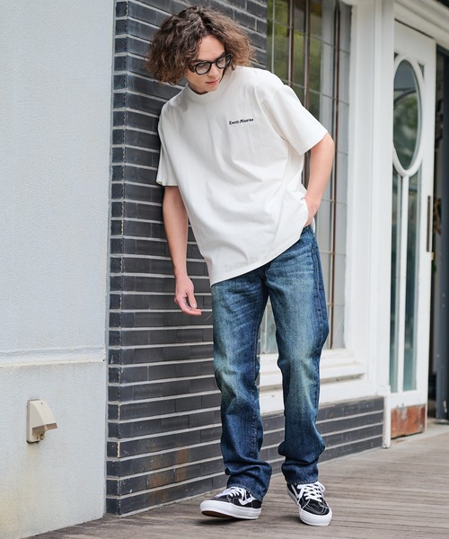 ragged mountain(ラギットマウンテン)の「【RAGGED MOUNTAIN/ラギットマウンテン】【背中で見せるバックプリント】ALITON/アリトン ビッグT バックプリントTシャツ ルーズシルエット ストリート アウトドア 綿100%(Tシャツ/カットソー・メンズ・ホワイト/ブラック/カーキ/ベージュ・X-LARGE/MEDIUM/LARGE)」の7枚目の写真