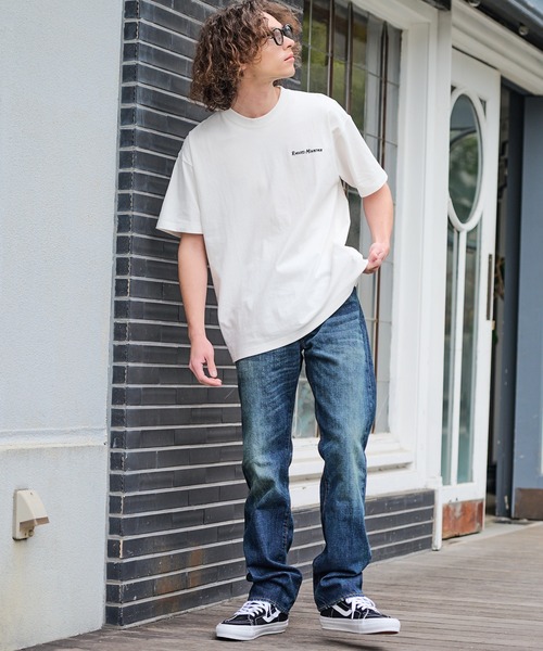 ragged mountain(ラギットマウンテン)の「【RAGGED MOUNTAIN/ラギットマウンテン】【背中で見せるバックプリント】ALITON/アリトン ビッグT バックプリントTシャツ ルーズシルエット ストリート アウトドア 綿100%(Tシャツ/カットソー・メンズ・ホワイト/ブラック/カーキ/ベージュ・X-LARGE/MEDIUM/LARGE)」の8枚目の写真