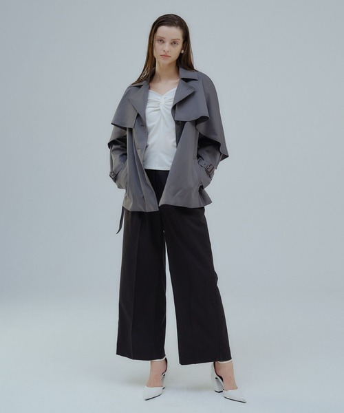 セール】Cape trench coat/ケープトレンチコート（トレンチコート