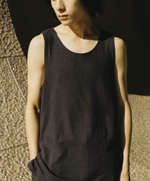 LIDNM（リドム）の「LINEN SLUB TANK TOP（タンクトップ）」