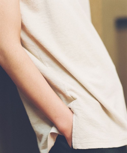 LIDNM（リドム）の「LINEN SLUB TANK TOP（タンクトップ・メンズ・ブラック系その他/ホワイト系その他・SMALL/MEDIUM/LARGE）」の20枚目の写真