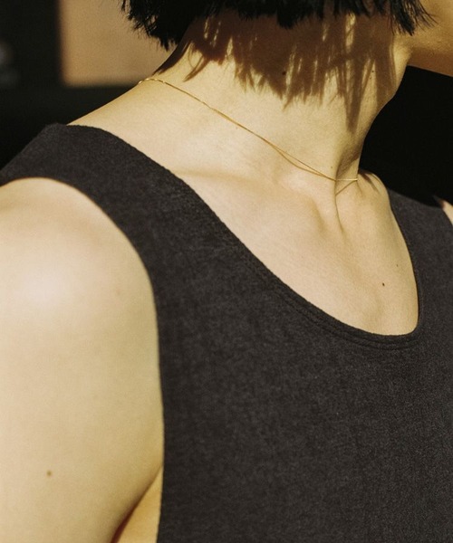 LIDNM（リドム）の「LINEN SLUB TANK TOP（タンクトップ・メンズ・ブラック系その他/ホワイト系その他・SMALL/MEDIUM/LARGE）」の16枚目の写真