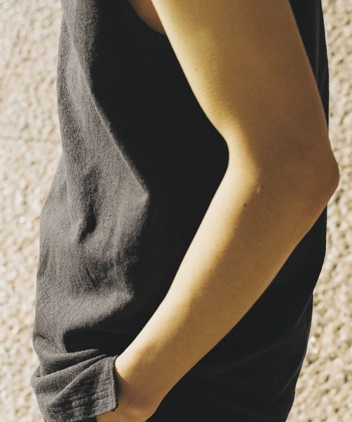 LIDNM（リドム）の「LINEN SLUB TANK TOP（タンクトップ・メンズ・ブラック系その他/ホワイト系その他・SMALL/MEDIUM/LARGE）」の17枚目の写真