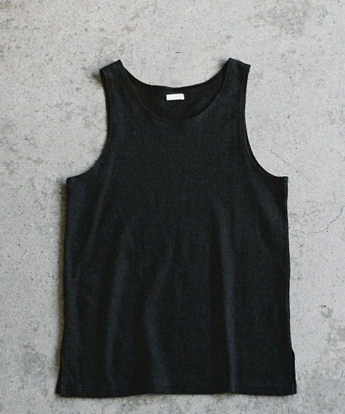 LIDNM（リドム）の「LINEN SLUB TANK TOP（タンクトップ・メンズ・ブラック系その他/ホワイト系その他・SMALL/MEDIUM/LARGE）」の8枚目の写真