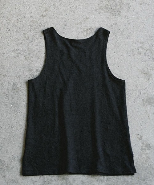 LIDNM（リドム）の「LINEN SLUB TANK TOP（タンクトップ・メンズ・ブラック系その他/ホワイト系その他・SMALL/MEDIUM/LARGE）」の10枚目の写真