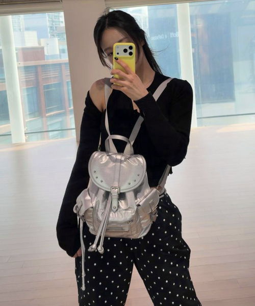 RAIMENT(レイメント)の「Stud Cover Point Mini Backpack_Silver(バックパック/リュック・レディース・その他・FREE)」の20枚目の写真
