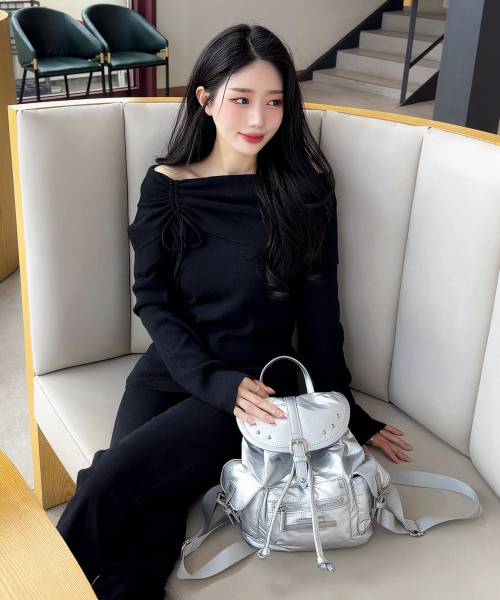 RAIMENT(レイメント)の「Stud Cover Point Mini Backpack_Silver(バックパック/リュック・レディース・その他・FREE)」の15枚目の写真