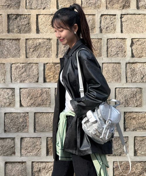 RAIMENT(レイメント)の「Stud Cover Point Mini Backpack_Silver(バックパック/リュック・レディース・その他・FREE)」の17枚目の写真