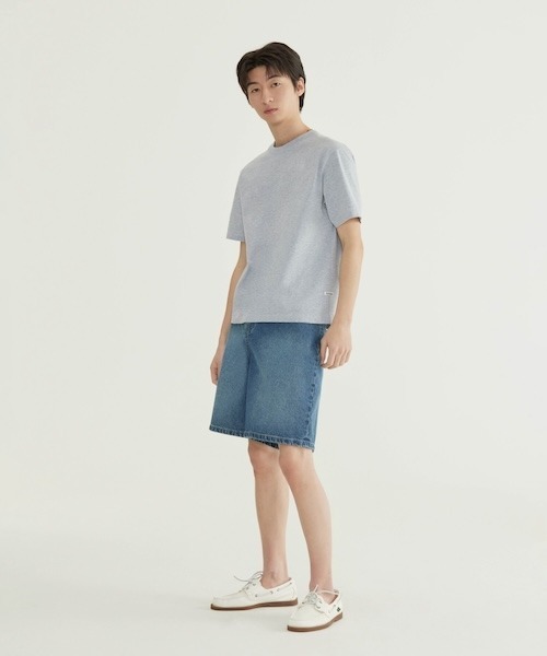 COVERNAT（カバーナット）の「BASIC CROP T-SHIRT（Tシャツ/カットソー・メンズ・ホワイト/杢グレー/ブラック・X-LARGE/LARGE/MEDIUM/SMALL）」の5枚目の写真