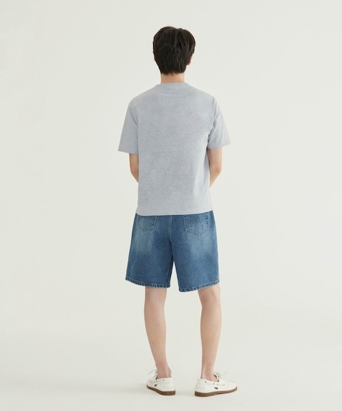 COVERNAT（カバーナット）の「BASIC CROP T-SHIRT（Tシャツ/カットソー・メンズ・ホワイト/杢グレー/ブラック・X-LARGE/LARGE/MEDIUM/SMALL）」の6枚目の写真