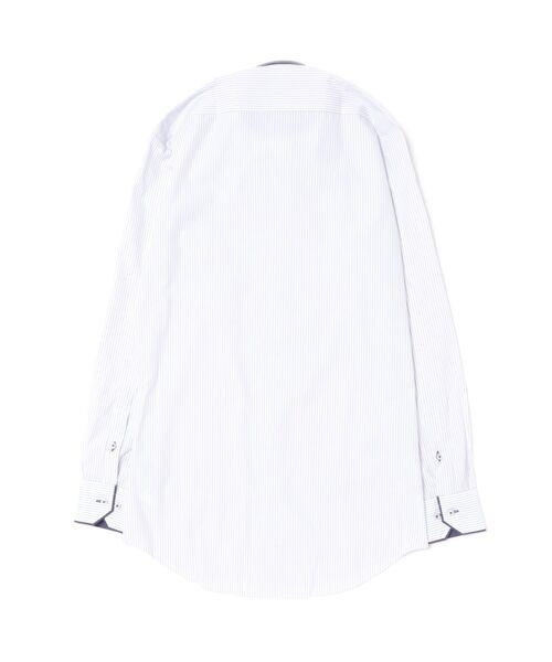 TOKYO SHIRTS(トウキョウシャツ)の「【超形態安定】 形態安定ノンアイロン ボタンダウン 長袖ビジネスワイシャツ (大きいサイズ・長いサイズ)(ビジネスシャツ・メンズ・パープル・首回り41cm-裄丈90cm/首回り45cm-裄丈90cm/首回り45cm-裄丈82cm/首回り39cm-裄丈88cm/首回り42cm-裄丈90cm/首回り47cm-裄丈86cm/首回り47cm-裄丈90cm/首回り43cm-裄丈90cm/首回り45cm-裄丈86cm)」の7枚目の写真