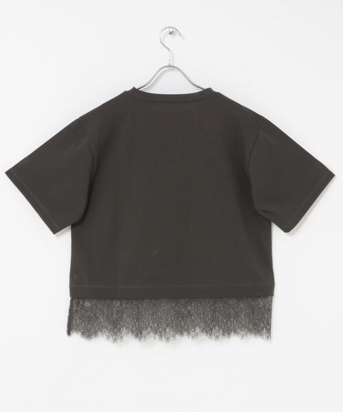ITEMS URBANRESEARCH(アイテムズ アーバンリサーチ)の「裾レースコンビTシャツ(Tシャツ/カットソー・レディース・ホワイト/ブラウン/ブラック/チャコールグレー・FREE)」の16枚目の写真