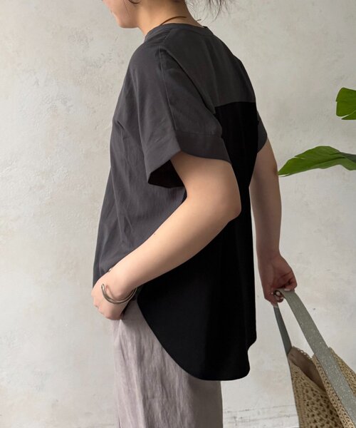 Jena espace merveilleux(ジェナ エスパスメルヴェイユ)の「フロントタックシアーブラウス(シャツ/ブラウス・レディース・ミント/チャコールグレー/アイボリー・FREE)」の17枚目の写真