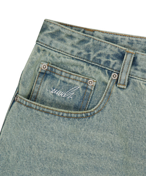WKNDRS（ウィーキャンドース）の「FLAME DENIM SHORTS (S.DENIM)（その他パンツ・レディース・その他・X-LARGE/MEDIUM/LARGE）」の4枚目の写真