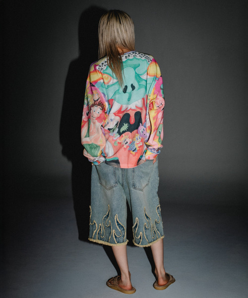 WKNDRS（ウィーキャンドース）の「FLAME DENIM SHORTS (S.DENIM)（その他パンツ・レディース・その他・X-LARGE/MEDIUM/LARGE）」の11枚目の写真