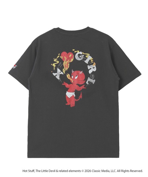X-girl(エックスガール)の「X-girl | HOT STUFF FADED S/S TEE(Tシャツ/カットソー・レディース・ブラック/ホワイト・S/M)」の11枚目の写真
