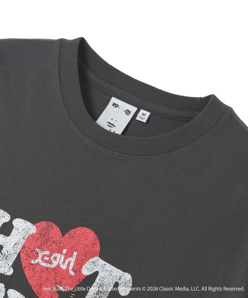 X-girl(エックスガール)の「X-girl | HOT STUFF FADED S/S TEE(Tシャツ/カットソー・レディース・ブラック/ホワイト・S/M)」の12枚目の写真
