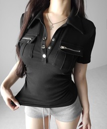 ZILLI 黒・グレー Vネック 長袖カットソー上質58 Tシャツ/カットソー（ブラック/黒色系・Vネック）ファッション通販