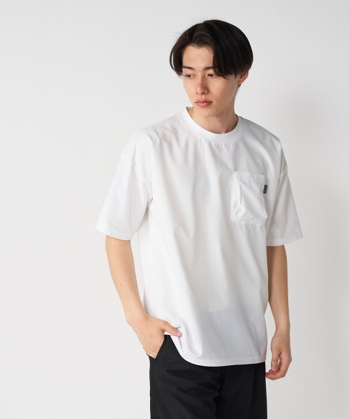 Ocean Pacific(オーシャンパシフィック)の「【OP:オーピー】【Dot Air素材】ドットエアドロストTシャツ アウトドア フェス 普段着(Tシャツ/カットソー・メンズ・ホワイト/ベージュ/ブラック/チャコールグレー・X-LARGE/LARGE/MEDIUM)」の2枚目の写真