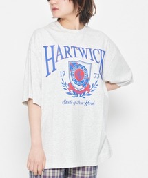 HARTWICK カレッジロゴTシャツ