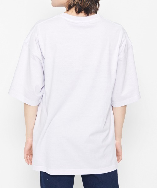 DOUBLE STEAL(ダブルスティール)の「HARTWICK カレッジロゴTシャツ(Tシャツ/カットソー・レディース・ラベンダー/チャコールグレー/グレー系その他・FREE)」の7枚目の写真