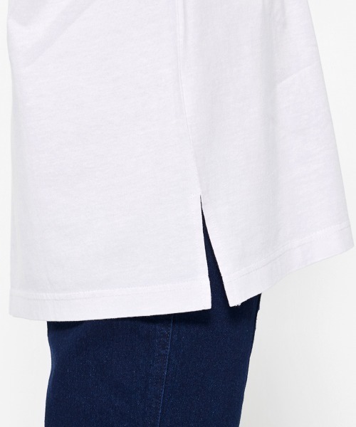 DOUBLE STEAL(ダブルスティール)の「HARTWICK カレッジロゴTシャツ(Tシャツ/カットソー・レディース・ラベンダー/チャコールグレー/グレー系その他・FREE)」の11枚目の写真
