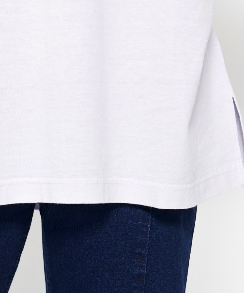 DOUBLE STEAL(ダブルスティール)の「HARTWICK カレッジロゴTシャツ(Tシャツ/カットソー・レディース・ラベンダー/チャコールグレー/グレー系その他・FREE)」の12枚目の写真