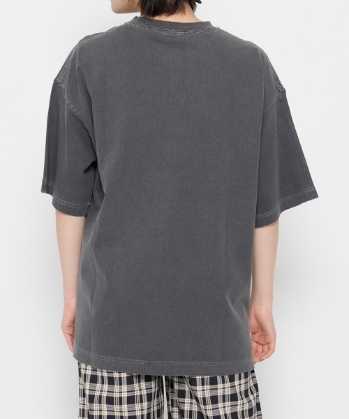 DOUBLE STEAL(ダブルスティール)の「HARTWICK カレッジロゴTシャツ(Tシャツ/カットソー・レディース・ラベンダー/チャコールグレー/グレー系その他・FREE)」の21枚目の写真