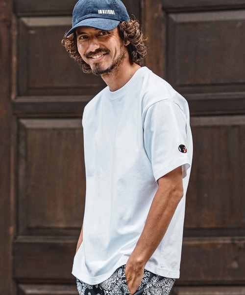felkod(フィルコッド)の「mt10583- F Chenille Patch US Cotton Tee Tシャツ(F26A300)(Tシャツ/カットソー・メンズ・ネイビー/ホワイト/ブラック/チャコール・S/M/L/XL)」の1枚目の写真