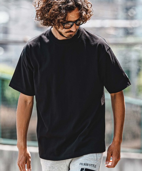 felkod(フィルコッド)の「mt10583- F Chenille Patch US Cotton Tee Tシャツ(F26A300)(Tシャツ/カットソー・メンズ・ネイビー/ホワイト/ブラック/チャコール・S/M/L/XL)」の6枚目の写真