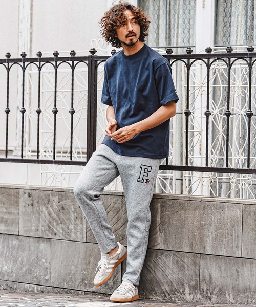 felkod(フィルコッド)の「mt10583- F Chenille Patch US Cotton Tee Tシャツ(F26A300)(Tシャツ/カットソー・メンズ・ネイビー/ホワイト/ブラック/チャコール・S/M/L/XL)」の12枚目の写真