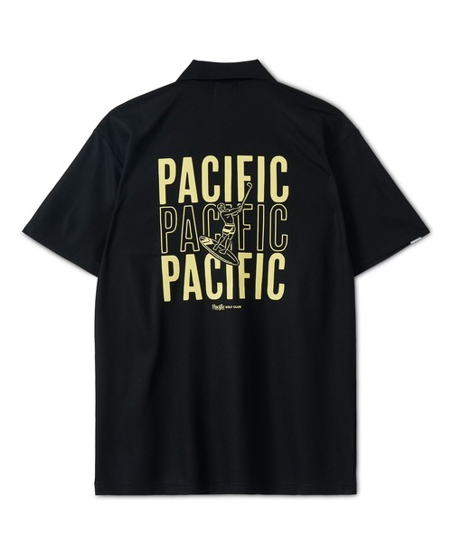 MEN】TRIPLE PACIFIC LOGO POLO SHIRT（ポロシャツ）｜Pacific GOLF