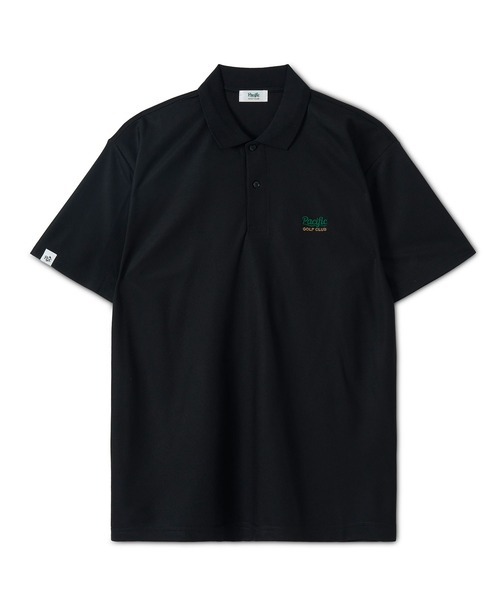 Pacific GOLF CLUB(パシフィックゴルフクラブ)の「【MEN】TRIPLE PACIFIC LOGO POLO SHIRT(ポロシャツ・メンズ・ホワイト/ブラック・S/XXL/L/M/XL)」の3枚目の写真