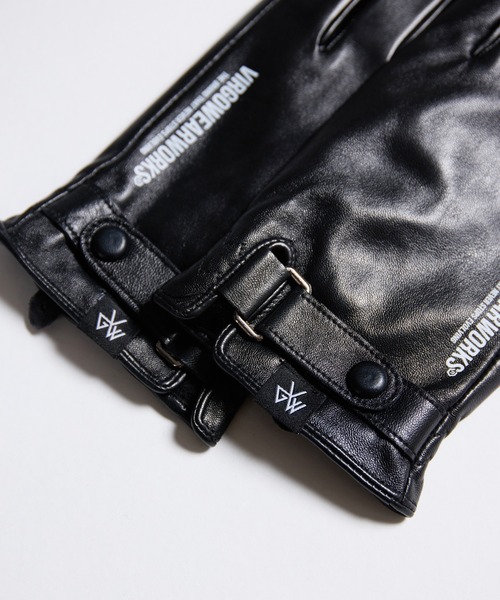 VIRGOwearworks(ヴァルゴウェアワークス)の「SHEEP LEATHER GLOVES(手袋・メンズ・ブラウン/ブラック・MEDIUM/LARGE)」の4枚目の写真