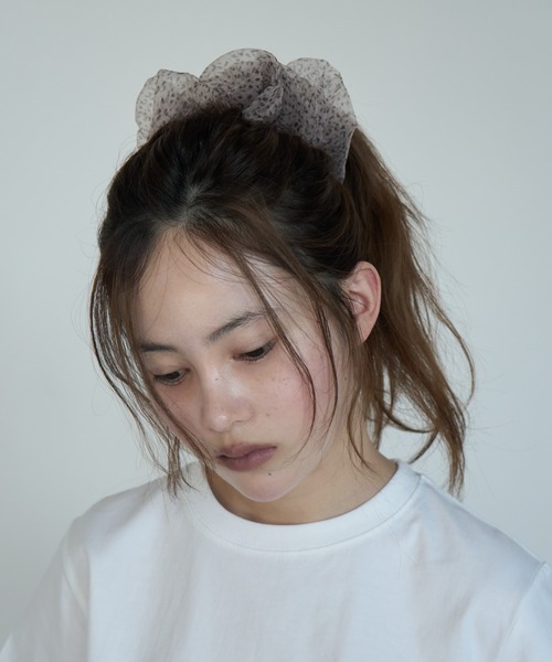 Carmelo(カーメロ)の「Leopard Volume Chouchou / レオパードボリュームオーガンジーシュシュ(シュシュ・レディース・レオパード・FREE)」の6枚目の写真