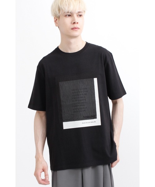 TORUNE(トルネ)の「TORUNE∴AcroclearRアートワークTシャツ(Tシャツ/カットソー・メンズ・ブラック/ホワイト・M/L/LL)」の2枚目の写真