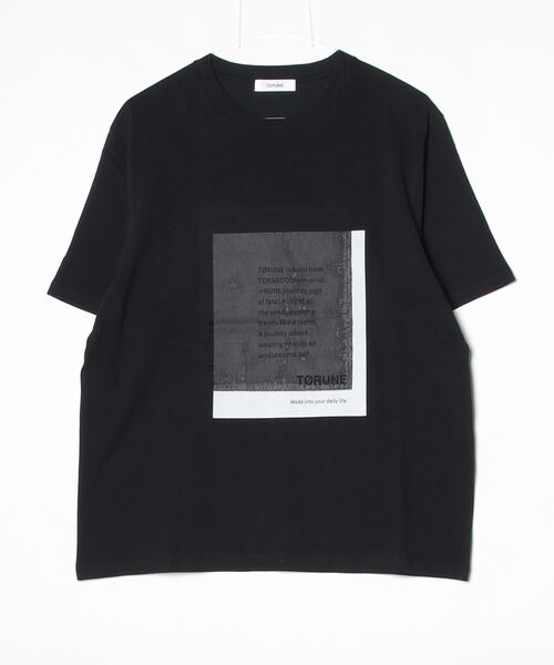 TORUNE(トルネ)の「TORUNE∴AcroclearRアートワークTシャツ(Tシャツ/カットソー・メンズ・ブラック/ホワイト・M/L/LL)」の4枚目の写真
