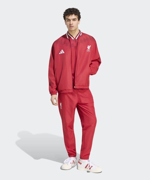 adidas(アディダス)の「リバプールFC スタジアム トラックトップ / ジャージ / アディダス adidas(ジャージ・メンズ・レッド・SMALL/MEDIUM/LARGE/XXX-LARGE/XX-LARGE/X-LARGE)」の5枚目の写真