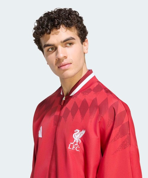 adidas(アディダス)の「リバプールFC スタジアム トラックトップ / ジャージ / アディダス adidas(ジャージ・メンズ・レッド・SMALL/MEDIUM/LARGE/XXX-LARGE/XX-LARGE/X-LARGE)」の3枚目の写真