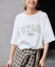 ピグメント PRINT TEE