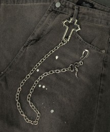 ATMARK（アットマーク）の「<フリーサイズ / UNISEX>デザインウォレットチェーン　クロス　チャーム付（チャーム）」