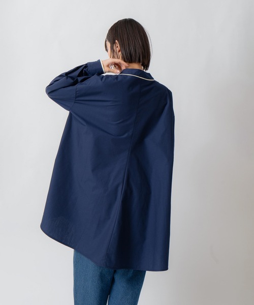 Kelen(ケレン)の「「KELEN / ケレン」リングドットAラインチュニックシャツ(シャツ/ブラウス・レディース・ネイビー/サックスブルー/オフホワイト・S/M)」の19枚目の写真